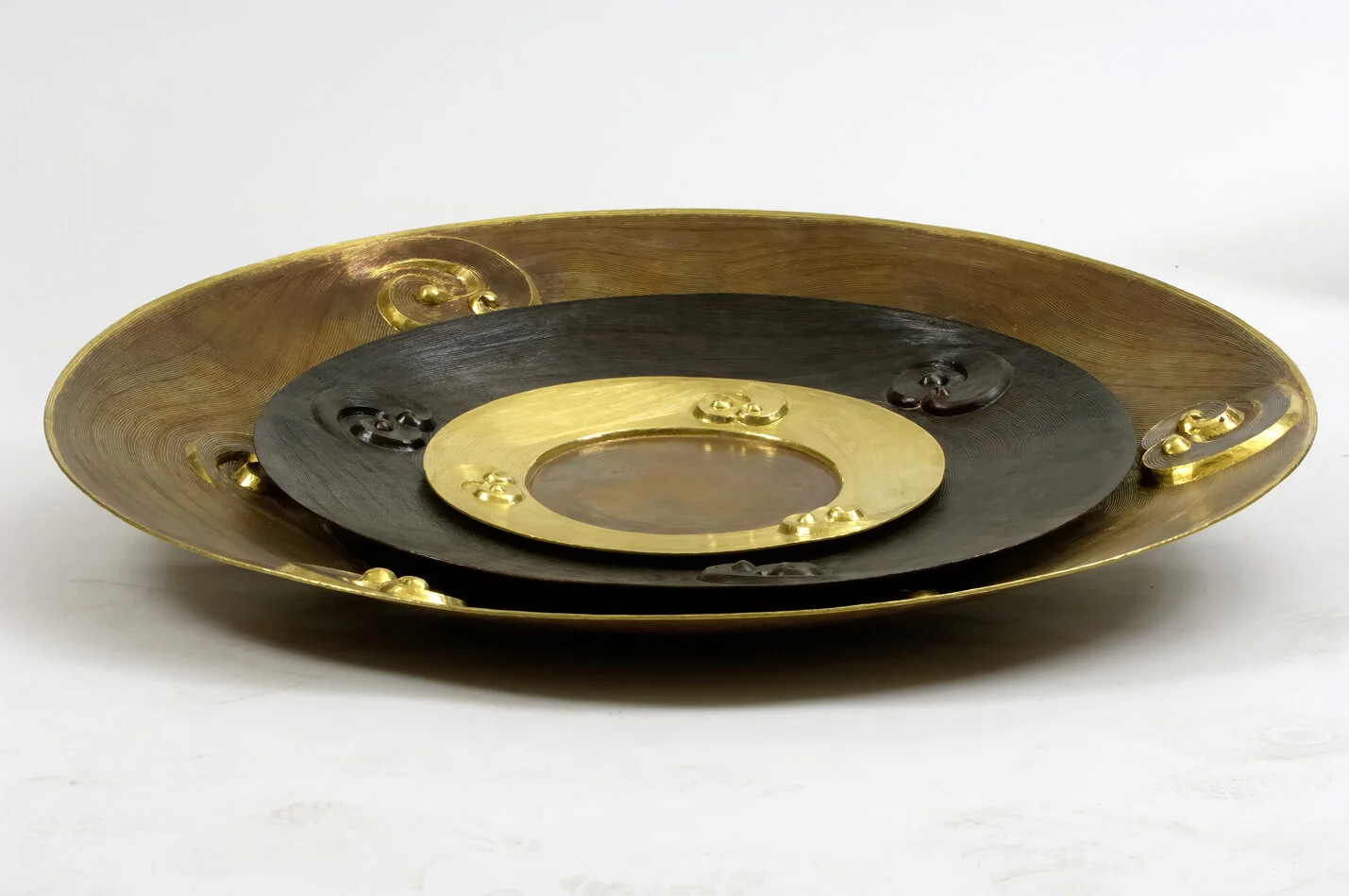 Copper Repousse Plate — Stephanie Odegard Co. Ltd. Furnishings and